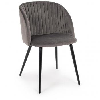 Set 2 sedie Queen grigio cadetto