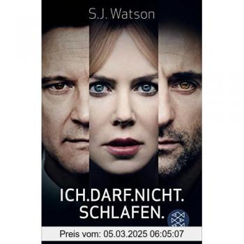 Steve Watson Ich. Darf. Nicht. Schlafen.: (Filmcover) Thriller