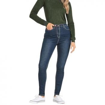 Long Tall Sally Blue Skinny Jeans for Women (Size 20L)