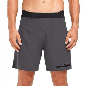 2XU Performance Running Tights for Men, Grey/Black, Size M, 2019 Design