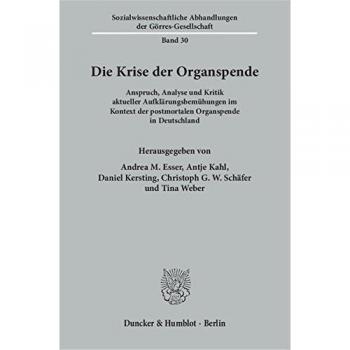 Die Krise der Organspende.