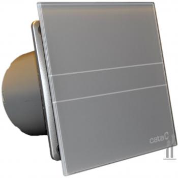 Ventilateur de salle de bain axial CATA E-100 GST 8 W 100 mm argent
