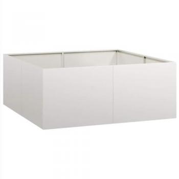 VidaXL Garden Planter 100x100x40 cm Stainless Steel