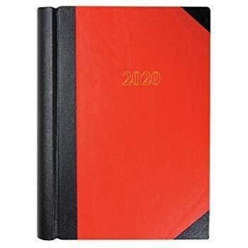 Work Diary, Bimonthly Pages, 2020 Release, A4 Paper Size, Black and Red Covering