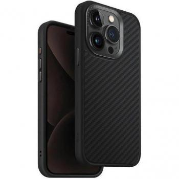 Copertura Uniq Keva iPhone 15 Pro 6,1 Magclick Carico Nero