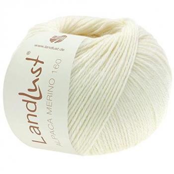 LANA GROSSA Landlust Alpaka Merino 160 Häkelwolle, 50 g