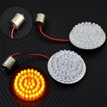 Harley Sportster XL Touring Dyna Softail LED Bullet Style Turn Signal Inserts