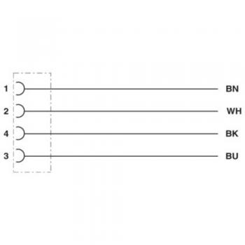 Phoenix Contact 1408830 Elektronikkabel mit Stecker 10 m, Grau