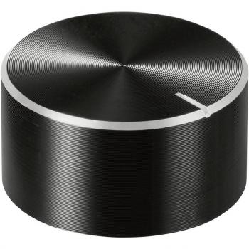 Control Knob TC‑11696480, Black Finish, 25 mm Ø / 13 mm H