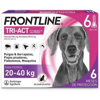 Frontline Tri-Act Pipetas Antiparasitarias para perros 20