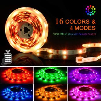 SHINELINE 16.4Ft RGB SMD 5050 Dimmer LED Light Strip