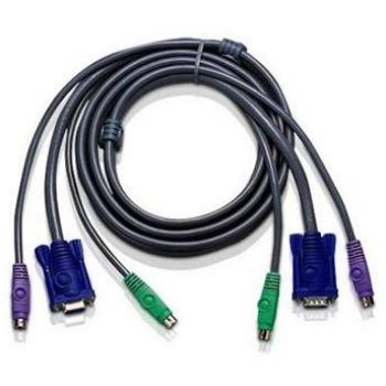 Cavo KVM 2L-1005P/CATEN 5 metri, porta PS/2 inclusa