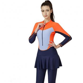 Full Body Zippered Islamic Swimwear