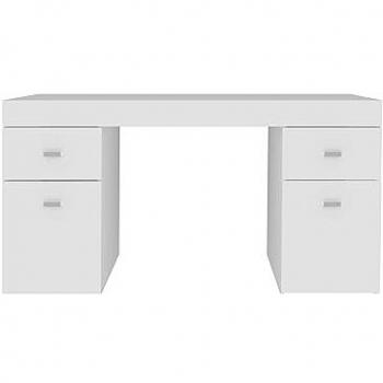 Bureau Sliding L 130x60 cm blanc