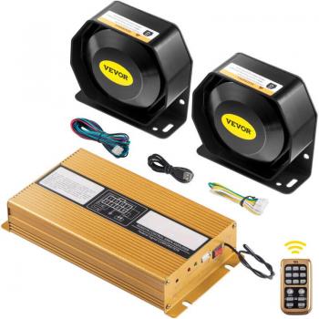 Sistema Avvertimento Auto 400W Sirena Vevor