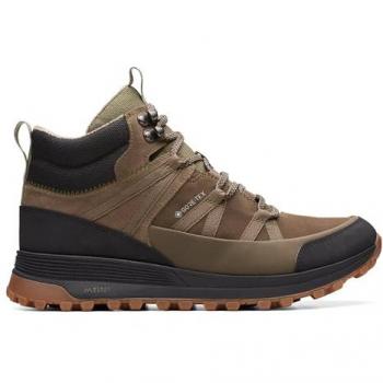 Clarks Trekkingschuhe ATLTrekRiseGtx GORE-TEX 261726927 Dark Olive Suede Trekkingschuh