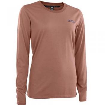 Women's Large Ion S Logo Long Sleeve Enduro Jersey – Evil / Amber