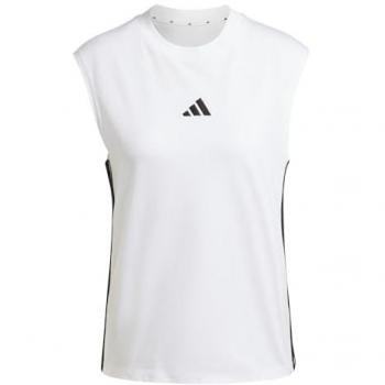 Camiseta Adidas 3 Listras – Preto Branco (Feminino)