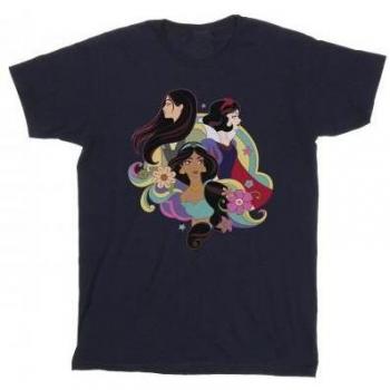 Camiseta Mulan, Jasmine y Blancanieves para Niñas de Disney