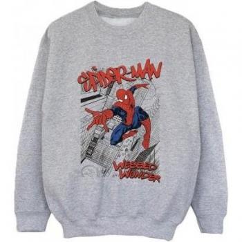Tee Spider‑Man Sketch City (Marvel Boys) en sweat