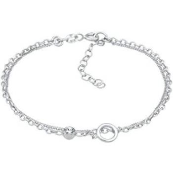 Elli Armband „Kristall‑Kreis“ 925 Silber