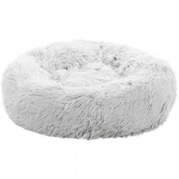 Cama Flamingo Alba para Perros y Gatos Redonda Blanca
