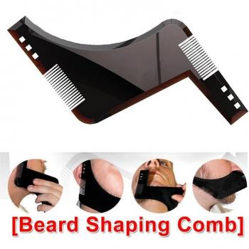 Men's Beard Grooming Template
