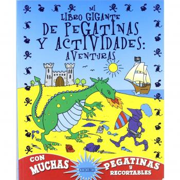 Libro gigante de pegatinas y actividades: aventuras (Tapa blanda).