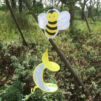 Moulin à vent décoratif en spirale pour jardin