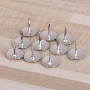 80-Piece Metal Push Pin Set for Office Supplies