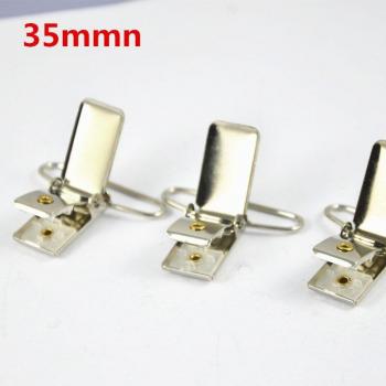 60 Stück Silber Antike Bronze Metall Schnuller Clip Rangle Nähzubehör
