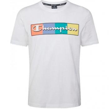 Champion T-shirt A Maniche Corte Bianco XS