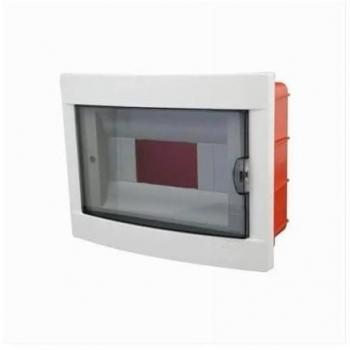Quadro Elettrico da Incasso Parete 8 Moduli con Portello FUM e certificazione IP40 (FG14308)