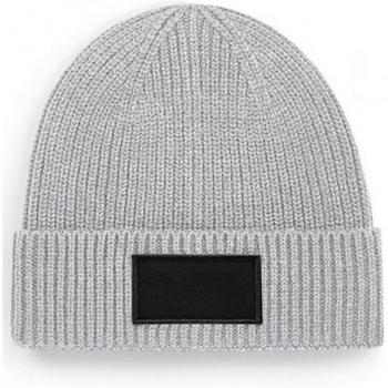 Beechfield, Mütze mit stylischen Patches, Grau