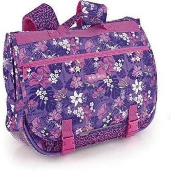 Mochila Gabol Jasmine morada adaptable a carro
