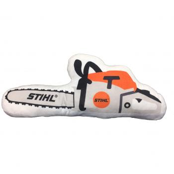 STIHL Kissen in Motorsägenform