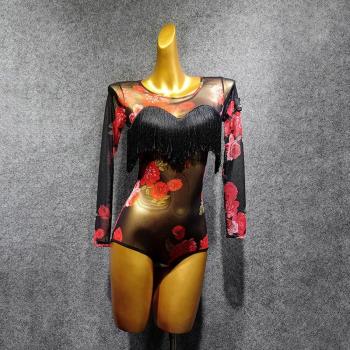Tassel Latin Dance Dress for Women