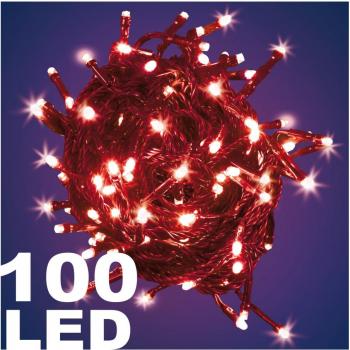 Roccia Rossa: Catena 100 LED Lucciole, Luce Rosso con Controllore a 8 Regimi