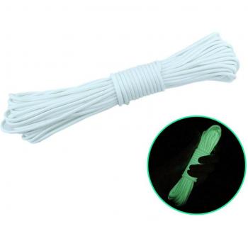 20M Parachute Cord with Luminous Strands
