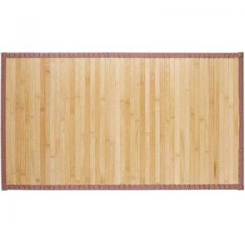 Tapis de bain antidérapant 80 x 45 cm en bambou