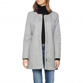 Vero Moda Vmjuliaverodona Veste 3/4 Femme Gris Clair Mélange 42
