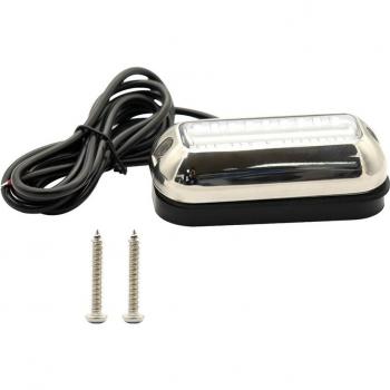 27 Blue LED Marine Boat Lights, Stainless Steel Shell, 5.2W