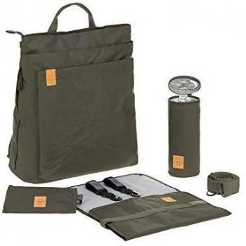 Tyve Baby‑Wickeltasche Lässig – Green Label Eco‑Pack Olive