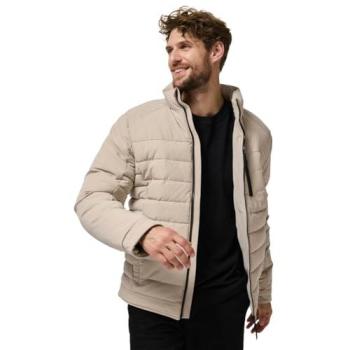Herren-Style: STREET ONE Steppjacke L (42) in Beige, 90% Nylon