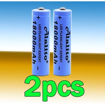 Batterie haute performance Alalito 18650 18 kWh, 3,7 V, adaptée aux lampes torches