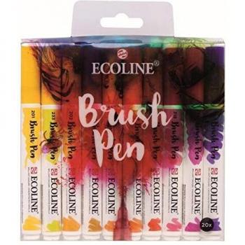 Ecoline Talens Brush Pens – 20 Farbpalette