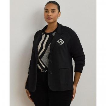 Veste Chic en Rayonne et Nylon 3XL Noir