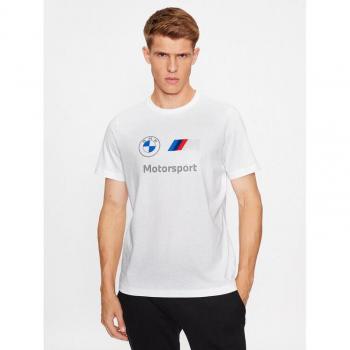 Puma T-Shirt Ess 621314 BMW – Design Logico Bianco Regular Fit
