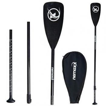 Pagaie NEMAXX CARBON SPEED pour Stand‑up Paddling – Ensemble 3 pièces, réglable avec sac