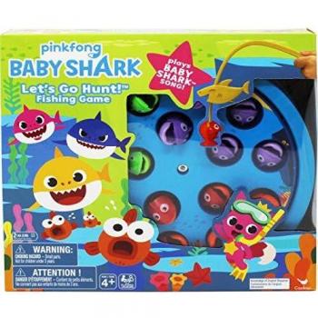 Baby Shark Let's Go Hunt Fishing Game Plays Shark Song Pinkfong Cardinal Games